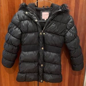 Juicy Couture Kids Black Puffer Jacket, M (10/12) Great Condition